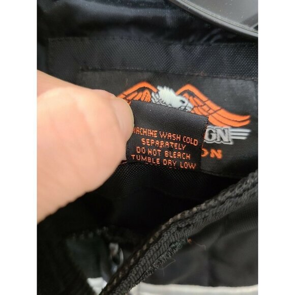 Vintage Biker Design Collection Womens Black Daytona 2006 Moto Jacket Large - Picture 7 of 8